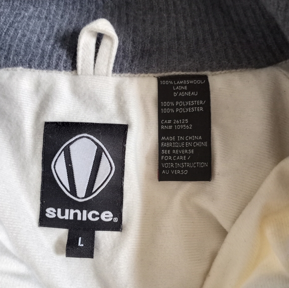 *RARE**SUNICE men's 100% lambswool ski pullover 3/4 zip sweater. - Picture 2 of 4